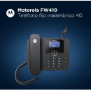 Teléfono Fijo Inalámbrico MOTOROLA FW410L 4G Negro (107FW410L)