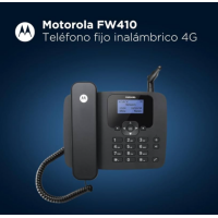 Teléfono Fijo Inalámbrico MOTOROLA FW410L 4G Negro (107FW410L)