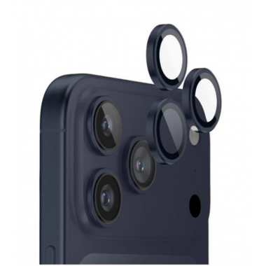 Protector de Cristal Accetel para Lentes Met&aacute;licas iPhone 17 Pro / 17 Pro Max (3 Unidades) Azul 205IP17P