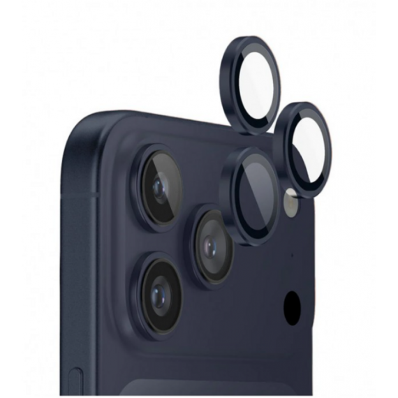 Protector de Cristal Accetel para Lentes Metálicas iPhone 17 Pro / 17 Pro Max (3 Unidades) Azul 205IP17P