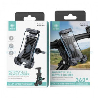 Soporte de Móvil IKREA para Motocicleta y Bici 4.7-6.0" Negro (WE5120)