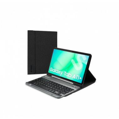 Funda con Teclado Bluetooth SUBBLIM Keytab Pro para Samsung Tab A (11"), Negro BTS070