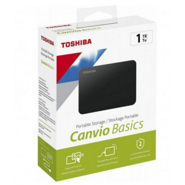 Disco Duro Externo Toshiba Canvio Basics 1TB USB 3.2 (2.5")