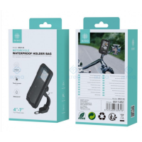 Bolsa de Soporte IKREA Impermeable para Moto Negro WE5145 4" hasta 7"