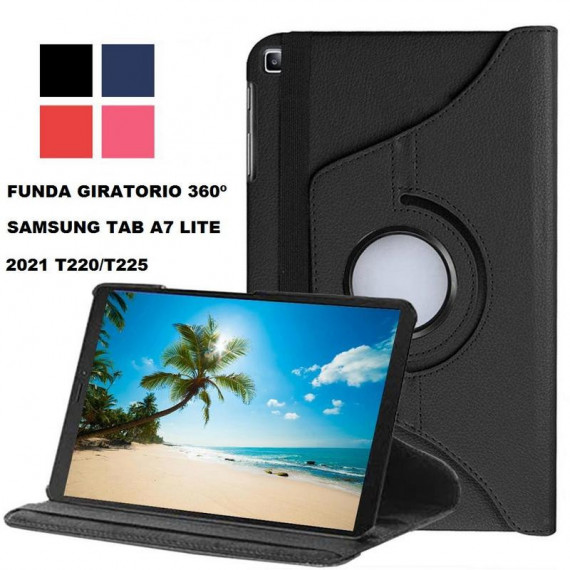 Funda Compatible Giratoria 360 para Samsung Galaxy Tab A7 Lite 8.7" (T220/T225)