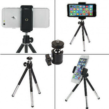 Tr&iacute;pode Mini Ajustable para M&oacute;vil Dael, Largo 20 Cm  DAEL