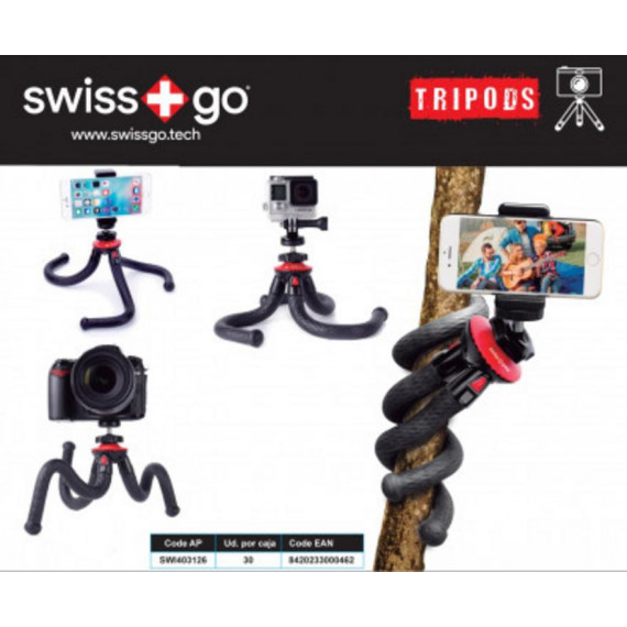 Trípode Flexible Swiss+go Advance 10  SWISS GO