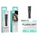 Linterna Antorcha IKREA Led Alta Potencia con Interfaz Usb, 3 Modos, 200M, 150 Lúmenes (WR9172)