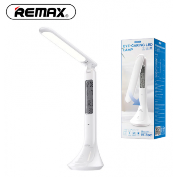 Lámpara de Escritorio REMAX Multifuncional RT-E601 con Control Táctil, Cuidado Ocular y Sin UV