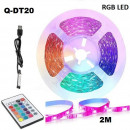 Tira de Led ANDOWL Rgb 2M USB con Mando (Q-DT20)
