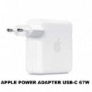 Adaptador de Corriente Apple USB-C 67W (MKU63AA/A)