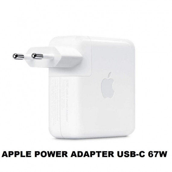 Adaptador de Corriente Apple USB-C 67W (MKU63AA/A)