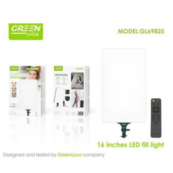 Panel de Luz Led GREEN LYCA de 16" con Mando GL69825
