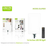 Panel de Luz Led GREEN LYCA de 16" con Mando GL69825