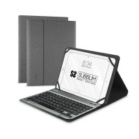 Funda con Teclado BLUETOOTH Español SUBBLIM Universal 10.1"-10.8" Negro (SUB-KT2-BT0001)