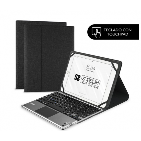 Funda con Teclado SUBBLIM Universal BLUETOOTH Touchpad 10.1"-10.8" (SUB-KT2-BTP001)