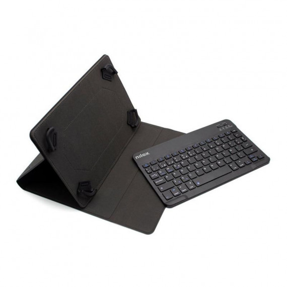 Funda con Teclado Bluetooth Nilox Universal 9.7" a 10.5" NXKB01 Negro