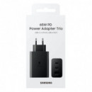 Cargador Samsung PD Adapter 65W Trio Negro EP-T6530NBEGEU