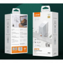 Mini Cargador Rápido LDNIO GaN 65W USB-C + USB-A (A2620C) Blanco