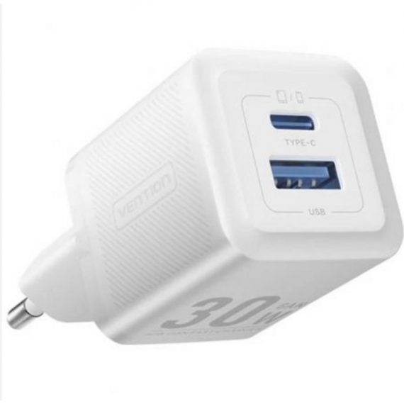 Cargador de Pared Gan VENTION USB Tipo-c 30W FEQW0-EU