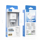 Cargador Rápido ISER Power Delivery 20W USB-C Blanco SA0053 (3.4A)