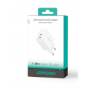 Cargador JOYROOM 20W Doble Puerto Usb-c (JR-TCF12) Blanco
