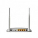 Router Módem ADSL2+ Inalámbrico N300 TP-Link TD-W8961N con 4 Puertos LAN RJ11