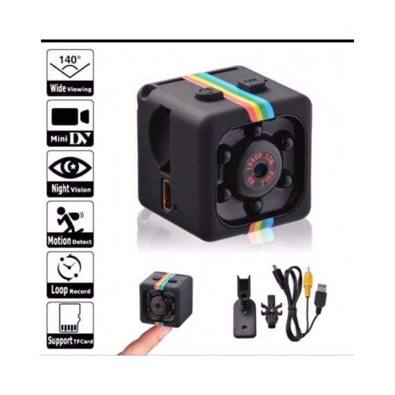 Cámara Espía Mini SQ11 Full HD 1080P con Detector de Movimiento y Visión Nocturna IR