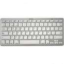 Teclado Nilox Universal Bluetooth NXKB01S Blanco