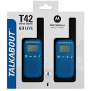 Walkie Talkie MOTOROLA T42 Pack de 2