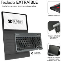 Funda con Teclado SUBBLIM Kaytab Pro Bt (SUBKT3-BTS055) Negro