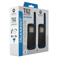 Walkie-talkie MOTOROLA T62 8KM Azul, Pack de 2
