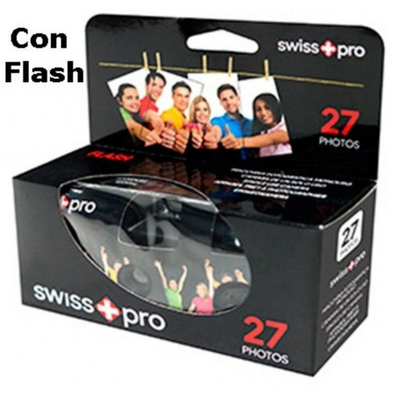 Cámara Swiss+pro Flash Fun (27 Exposiciones)  SWISS + PRO
