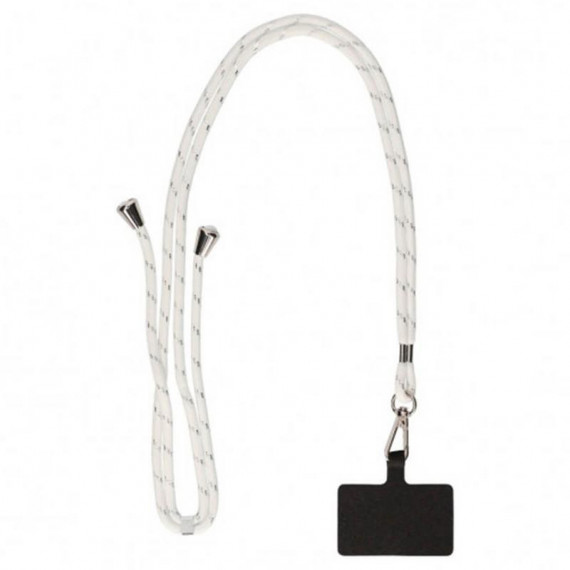 Colgante Cordón Universal para Móvil Ksix BXUNIVACARD02 Blanco