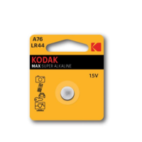 Pila KODAK Max Súper Alcalina A76 LR44 1.5V
