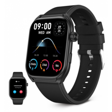 Smartwatch KSIX Urban Move con Llamadas y Pantalla AMOLED Negra (BXSW28N)