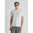 Camiseta Manga Corta FA100144 Crema  ANTONY MORATO