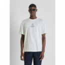 Camiseta Manga Corta FA100240 Crema  ANTONY MORATO