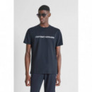 Camiseta Manga Corta FA100240 Blue Marin  ANTONY MORATO