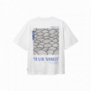 Camisetas Hombre Camiseta WOODBIRD Wbbaine Sea White