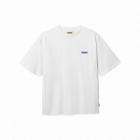 Camisetas Hombre Camiseta WOODBIRD WBBaine Sea White