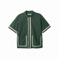 Camisas Camisa WOODBIRD Wbwang Line Pine Green
