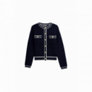 Jerséis y Sudaderas Cardigan SALSA JEANS Chanel Dark Blue