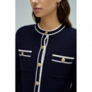 Jerséis y Sudaderas Cardigan SALSA JEANS Chanel Dark Blue