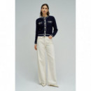 Jerséis y Sudaderas Cardigan SALSA JEANS Chanel Dark Blue