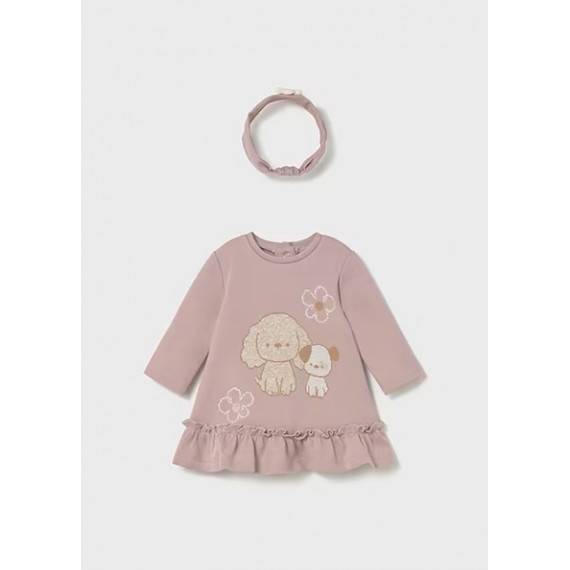 Vestido Bebé 2809 Color Rosa  MAYORAL