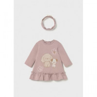 Vestido Bebé 2809 Color Rosa  MAYORAL