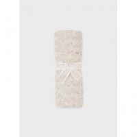 Manta de Bebe Pelo Rosetones 19033-077 Beige  MAYORAL