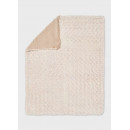 Manta de Bebe Pelo Rosetones 19033-077 Beige  MAYORAL