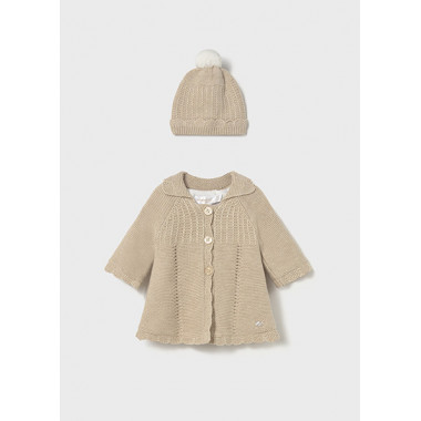 Abrigo y Gorro Tricot 02412-021  MAYORAL
